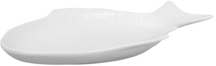 Hoement Keramik Fisch Servierplatte Lebensmittelecht Gedämpftes Fischtablett Für Zuhause Und Restaurant Langlebig Und Farbbeständig