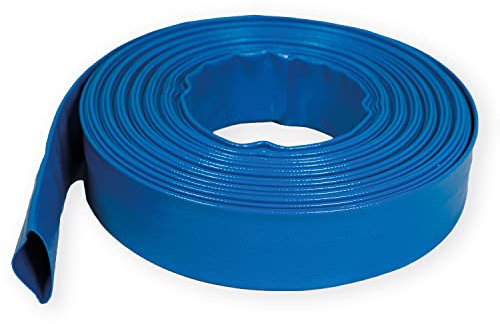 IP Water+ Tuyau plat | Ø 50 mm | 2 x 50 m | Tuyau de refoulement en PVC | Pompe pour bassin et piscine