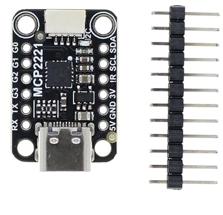 MCP2221A USB zu GPIO ADC I2C Interface Converter Module, MRS171A MCP2221A USB-zu-GPIO-ADC-I2C-Schnittstellenkonvertermodul