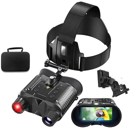 Good Homie Am Kopf Montierte Nachtsichtbrille, Nachtsichtfernglas, Infrarot Im 7. Gang, Mit HD-Videoaufzeichnung Und Fotografie-Teleskop, Für Scout, Verteidigung, Campingspaß, Höhlenforschung