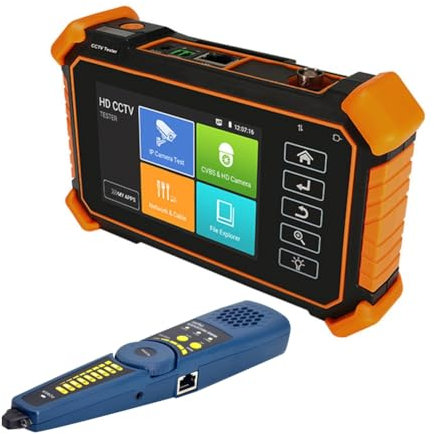 Booso CCTV IP-Kamera-Tester-Monitor 8K IPC-Tests WIFI UTP-Kabeltester IPC-1910Plus 8MP AHD Analogtests EU-Stecker