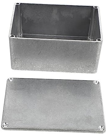 ibasenice Aluminium Effektgehäuse Für Gitarrenpedale Robuste Druckgussbox Silber Professionelle Gitarreneffekte Und