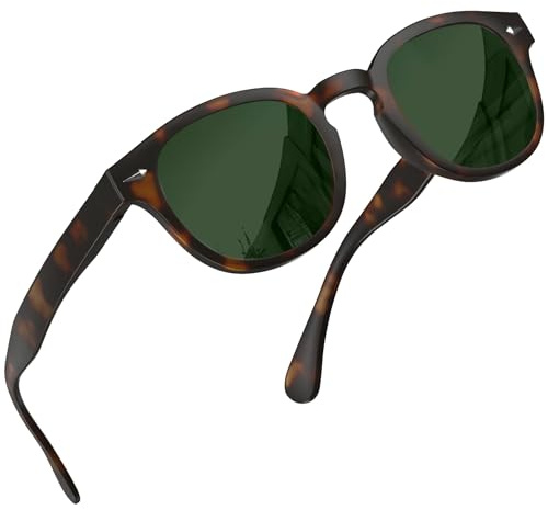 grinderPUNCH Retro Sonnenbrille Damen & Herren – Polarisierte Vintage Brille für stilvolle Looks mit UV400 Schutz