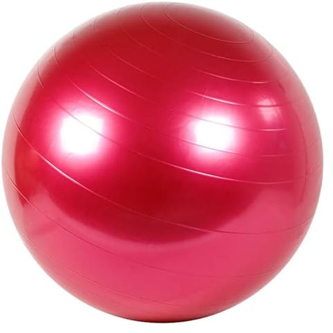 NXSLONE Palla Fitness,Fitball,Palla Pilates, Palla Spessa antideflagrante for Donne Incinte, Palla for pesare la Perdita di Peso, Palla da Yoga Rosa insapore e rispettosa dell'ambiente(C)