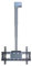 AADDFDD Height Adjustable TV Stand and Wall Mount Motorized Tv Mount - Motorized Ceiling TV Mount,with Remote Control,Fits 26-70 Inch Low Profile TVs,150cm