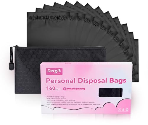 160 pcs Sanitary Napkin Disposal Bags, Personal Care Feminine Hygiene Bags