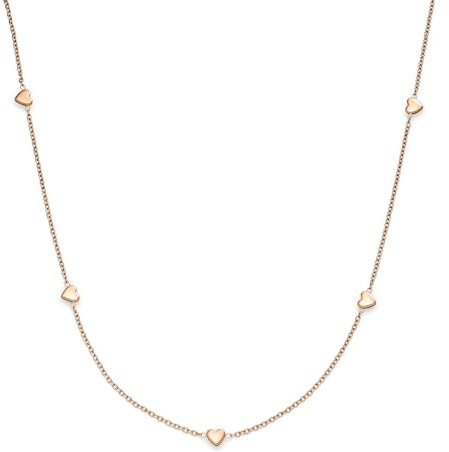 s.Oliver Damen Schmuck – Halsketten, Armbänder, Fußketten & Ohrstecker mit Herzen aus Edelstahl– Eleganter Schmuck für jeden Anlass und das perfekte Geschenk