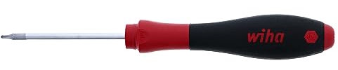 Wiha Schraubendreher SoftFinish® TORX® Festhaltemechanik Magicspring® mit Rundklinge (27736) T6 x 60 mm ergonomischer Griff für kraftvolles Drehen, Allrounder für Industrie und Handwerk