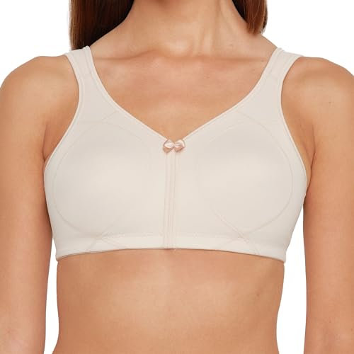 Susa Damen Bügel 9756 Bügelloser BH, Blickdicht, Beige (Cappuccino 103), 90B