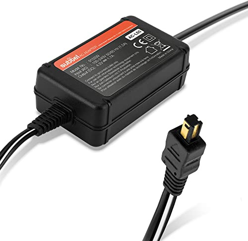 subtel Netzadapter kompatibel mit Sony Cyber-shot DSC-W210, DSC-H20 | AC-LS5, ca. 2,25m, 100-240V, Kontinuierliche Kamera Stromversorgung, für Sony Cyber-shot DSC-HX5V, DSC-W290, DSC-W230, AC-LS5