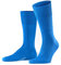 FALKE Herren Socken Airport M So Wolle Baumwolle einfarbig 1 Paar, Blau Sapphire 6055, 45-46