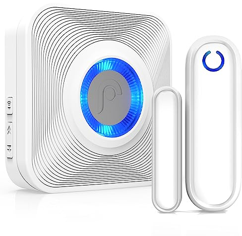 Fosmon WaveLink Wireless Doorbell Chime, 500ft Range, 1 Receiver 1 Sensor