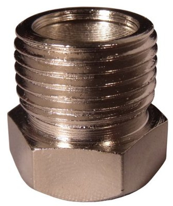 MAUK® Reduziernippel 1/2 Zoll Außengewinde, 3/8 Zoll Innengewinde