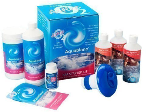 Happy Hot Tubs Aquablanc Non Chlorine Starter Kit Free of Chemicals Hot Tub Inflatable Spa
