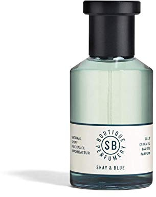 SHAY & BLUE Natural Spray Fragrance Caramel Bourbon Vanilla and Sea Salt, Clear, 100 ml
