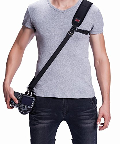 Foto Speed F4 Neoprene das Original Schwerlast Profi Kameragurt / Sicherheitsfunktion / Schnellverschlusssystem / Arca Swiss Schnellwechselplatte / bis 15kg