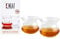 Soignés et verre à whisky – Lot de 2