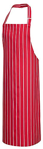 Portwest Fleischer-Schürze, Größe: Einheitsgröße, Farbe: Rot/Weiß, S839RWR