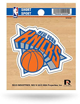 Rico Industries NBA Basketball New York Knicks Short Sport Aufkleber