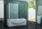 Eck-Duschtrennwand INTREXO 75 (Badewanne)