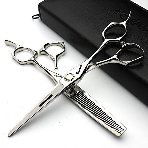 Japan 440C Friseurstudio Friseur Styling Professionelle Toolset Mode 6 'Friseurschere und effiziente Schere(6 Zoll, 2 Stück-G)