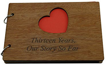 13 Years Our Story So Far – Sammelalbum, Fotoalbum oder Notizbuch, Idee zum 13. Jahrestag