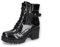 Dockers by Gerli Damen Plateaustiefel, Frauen Stiefeletten,Stiefel,Bootee,Booties,halbstiefel,Kurzstiefel,uebergangsschuhe,schwarz,41 EU