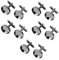 chiwanji 10pcs 16mm Vintage Round Blank Einstellungen Base Pad Manschettenknöpfe DIY Manschettenknöpfe