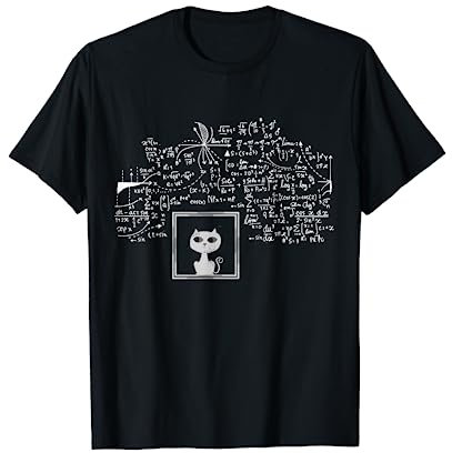 Le chat Schrodinger dans une boîte – Science Nerd Physics T-Shirt