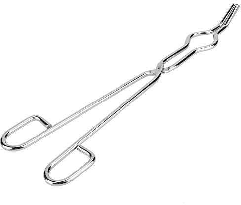 Pinzas para crisol de laboratorio Pinzas para pinzas Alicates para soporte de vasos de acero para matraces Pinzas para vasos químicos Instrumento de enseñanza con clase(300mm)