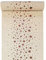 in due Tischläufer Sterne Metallic Natur/Roségold 28 cm x 3 m - Weihnachten Tischdekoration