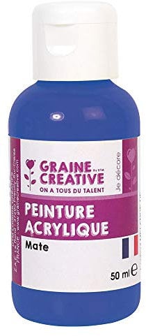 Flacon de Peinture acrylique 50ml Bleu roi
