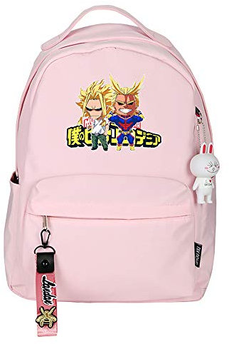 Anime My Hero Academia Rucksack MHA Deku Bedruckt Casual Rucksack Wasserdicht Student Schultasche Laptop Rucksack Gr. Einheitsgröße, Typ-19