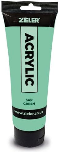 Zieler 120ml Acrylic Paints (Sap Green)