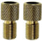 cyclingcolors 2X raccord de Pompe vélo Embout Valve Presta et Dunlop vers Schrader Chambre à air connecteur Adaptateur Pneu compresseur