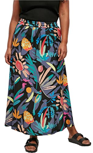 Urban Classics Damen Ladies Viscose Midi Skirt
