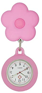 SEIWEI Montre d'infirmière portable à clipser - Montre d'infirmière à quartz - Broche - Montre gousset pour infirmière