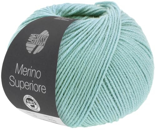 LANA GROSSA Merino Superiore | Pure, extrafeine Merinowolle waschmaschinenfest und filzfrei | Handstrickgarn aus 100% Schurwolle (Merino extrafein) | 50g Wolle zum Stricken & Häkeln | 180m Garn FB33