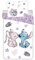 Bettwäsche – 2-teilig – Kinder – Bettbezug – wendbar – 140 x 200 cm – Kissenbezug – 70 x 90 cm – 100 % Baumwolle – Weiß – Stitch – Mädchen – Disney