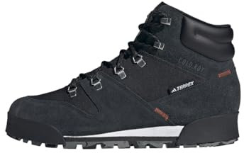 adidas Herren Terrex Snowpitch Cold.RDY Hiking Shoes Wanderschuhe, Core Black/Core Black/Orange, 49 1/3 EU