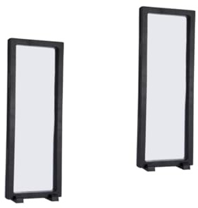 CALLARON 2stücke Floating Frame Display Case Für Münzen Und Schmuck Transparente Vitrine Schwarz Für Sammlerstücke Medaillen Und