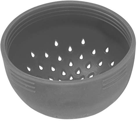 Can Strainer, Mini Colander Silicone Mini Berry Colander Small Food Strainer Can Drainer Kitchen Colander Small Kitchen Gadget(Grey)