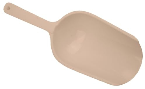 Große Plastikschaufel, 3 Stück, Mehrzweck-Küchenschaufel, Eisschaufel, Badschaufel, Lebensmittelschaufel, Vielseitige Schaufel, Mehlschaufel, Wiederverwendbare Schaufel, Weiß
