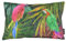 Dekokissen Samt Papagei Lang | 30 x 50 cm | Samt/Polyester