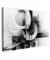 MuchoWow© Bild auf Leinwand 90x60 cm Schlafzimmer Bilder Badezimmer Wand Deko Wohnzimmer Moderne Wanddeko Bilderwand Geschenk Abstrakt - Kunst - Modern - Schwarz und weiß