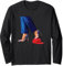 Kamala Harris High Heel Schuhe Treten auf rote Mütze Langarmshirt