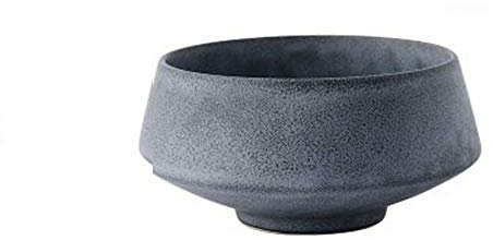 HGDXDP Bol Marbre Gris Céramique Arts de la Table Saladier Soup Bowl personnalisée Bowl Hôtel Clubhouse Vaisselle(L)