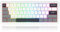Redragon K722 PRO 60% inalámbrico Gasket RGB Gaming Keyboard 60% Hot-Swap Teclado mecánico compacto con base Free-Mod, 5 capas de amortiguación de ruido y tapas de teclas redondas PBT, interruptores