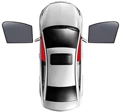 MOIKOTLR Parasol Coche Lateral Ventana, para Seat Leon ST 2020-2024 Parasol Coche Lateral con Protección 98% UV Fácil instalación,A 2pcs Front Windows