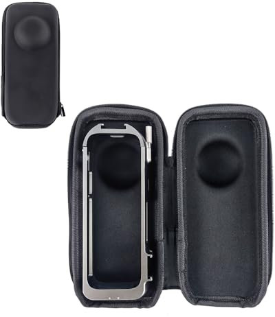 Mini Storage Case for Insta360 X5 X4, Sport Camera Protective Bag Travel Storage Bag Waterproof Half Zip Case for Insta 360 X5 X4 Sport Camera Accessories